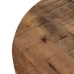 Stolová doska Béžová Mangové drevo 80 x 80 x 3 cm Okrúhly Nepravidelný