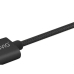Kábel USB na Micro USB a USB C Savio CL-128 Čierna 1 m