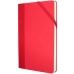 Notesbog Milan Paperbook Hvid Rød 21 x 14,6 x 1,6 cm
