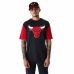 Tricou cu Mânecă Scurtă Bărbați New Era NBA Colour Insert Chicago Bulls Negru