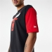 Ανδρική Μπλούζα με Κοντό Μανίκι New Era NBA Colour Insert Chicago Bulls Μαύρο