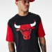 Ανδρική Μπλούζα με Κοντό Μανίκι New Era NBA Colour Insert Chicago Bulls Μαύρο