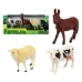 Animal figures Farm (23 x 20 cm) 28 x 12 cm (3 Units) (30 pcs)