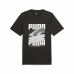 Pánske tričko s krátkym rukávom Puma Graphiccs Sneaker Čierna