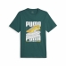 Férfi rövid ujjú póló Puma Graphiccs Sneaker Zöld