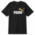 Herren Kurzarm-T-Shirt Puma Ess+ 2 Col Logo Schwarz