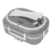 Electric Lunch Box N'oveen LB640 Dark grey Stainless steel 24 x 11 x 18,5 cm