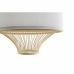 Mennyezeti Lámpa DKD Home Decor Fehér Poliészter Bambusz (40 x 40 x 52 cm)
