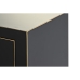 Konzola DKD Home Decor Biela Čierna Zlatá Kov Jedľa Drevo MDF 63 x 28 x 83 cm