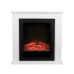 Șemineu electric decorativ de perete Classic Fire Geneva Negru/Alb 1800 W