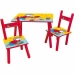 Children's table and chairs set Fun House T'CHOUPI