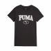 Lühikeste varrukatega T-särk, naiste Puma Squad Graphicc Must