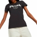 Kortarmet T-skjorte til Kvinner Puma Squad Graphicc Svart