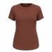 Dames-T-Shirt met Korte Mouwen Odlo Essential 365 Bruin