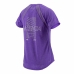 Moteriški marškinėliai su trumpomis rankovėmis New Balance Valencia Marathon Purpurinė