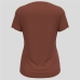 Kortarmet T-skjorte til Kvinner Odlo Essential 365 Brun