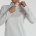 Pikkade varrukatega T-särk, naiste +8000 Pagoeta Valge