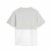 Damen Kurzarm-T-Shirt Puma Power Colorblock Weiß Grau