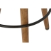 Табурет Home ESPRIT Коричневый Верблюжий Кожа Деревянный ротанг 42 x 42 x 76 cm