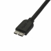 USB kabel za Micro USB Startech USB3AUB50CMS         Crna