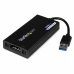 Adapteri Startech USB32DP4K 4K Ultra HD USB Musta