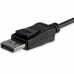 Adaptador USB C para DisplayPort Startech CDP2DP146B 1,8 m Preto