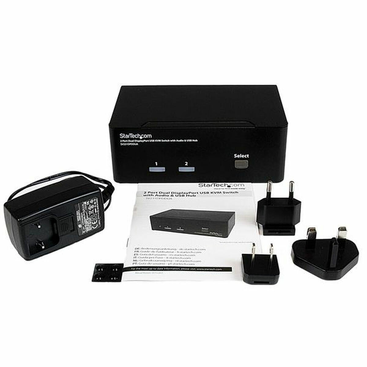 2-Port KVM Switch Startech SV231DPDDUA Must