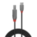 USB C til USB B Kabel LINDY 36942 Svart 2 m