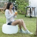 Uppblåsbar stol med flerfärgad LED och fjärrkontroll Pulight InnovaGoods