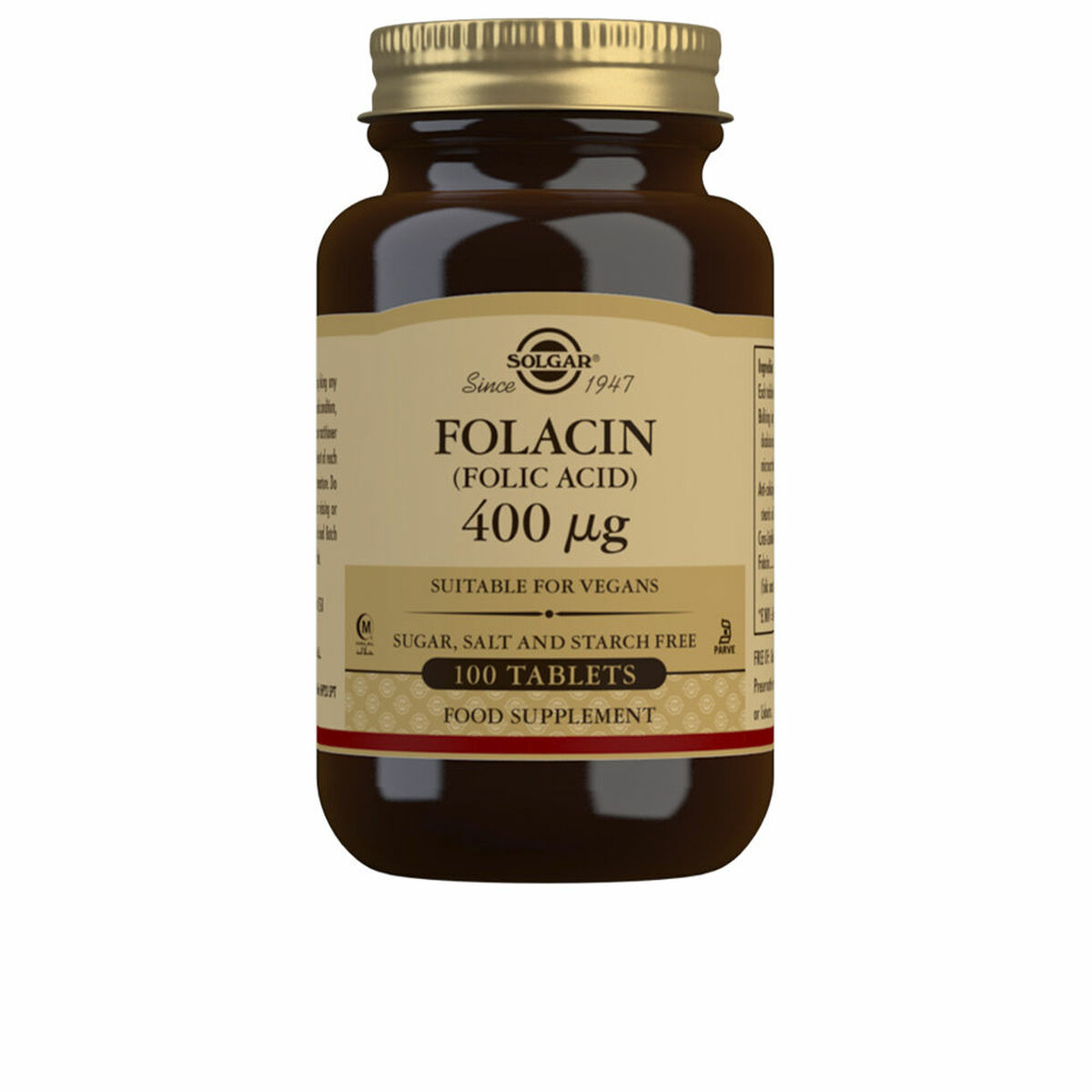 Foolihappo Solgar 100 osaa