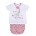 Kledingset Looney Tunes Roze Baby Wit