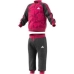 Baby træningsdragt Adidas I Bball Jog FT Pink Sort Multifarvet
