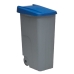 Dustbin with Wheels Denox 85 L 42 x 57 x 76 cm Blue