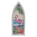 Fali Dekoráció DKD Home Decor Fa rózsaszín flamingó Trópusi