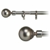 Curtain Bar Ball Extendable Silver Iron (5 x 181 x 5 cm) (12 Units)