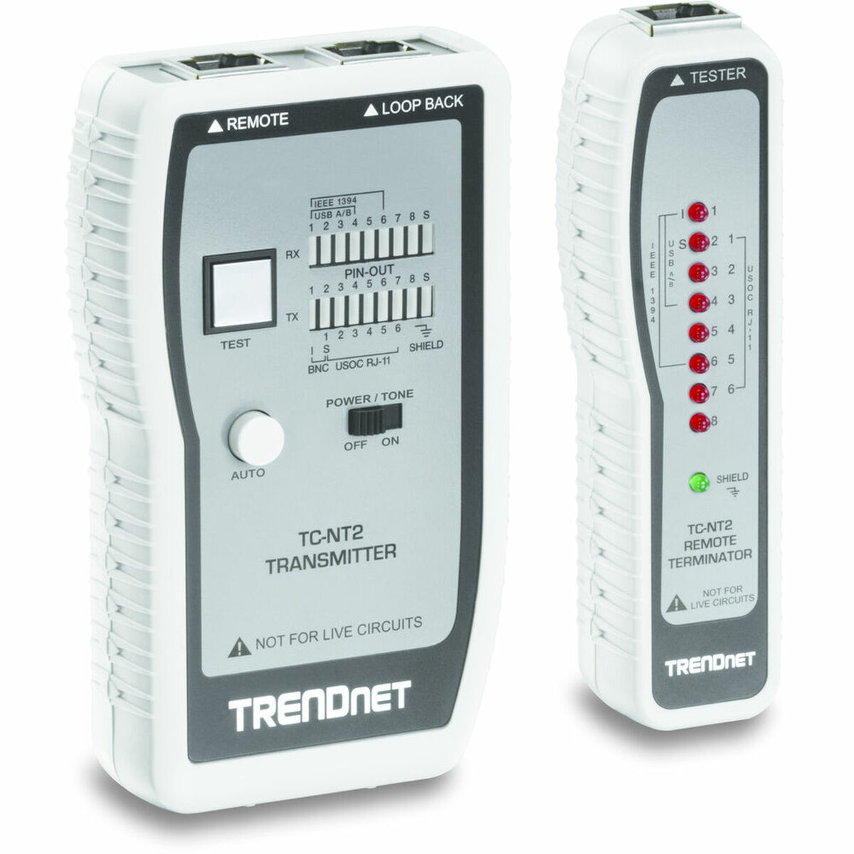 Netværk-kabeltester Trendnet TC-NT2