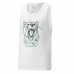t-shirt de basket Puma Tank B Blanc