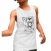 Basketball-skjorte Puma Tank B Hvit