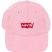 Детская кепка Levi's Core Batwing Curve Brimcap Розовый (Один размер)