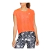 Women’s Short Sleeve T-Shirt Asics Future Tokyo Ventilate Orange