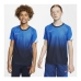 T-Shirt de Futebol para Crianças Nike  Dri-FIT Academy Azul