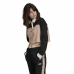 Поло с коротким рукавом женское Adidas Originals Cropped Женщина Чёрный