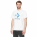 Kortærmet T-shirt til Mænd Converse Crystals Hvid