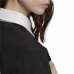 Ženska Polo Majica s Kratkimi Rokavi Adidas Originals Cropped Dama Črna