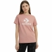 T-shirt med kortärm Dam Converse Seasonal Star Chevron Rosa