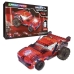 Építkezési járművek Laser Pegs Red Vehicle - 4 in 1 + 8 Év LED Fény 185 Darabok