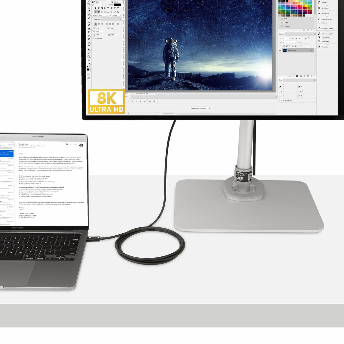 USB-C-kabel Startech A40G2MB 2 m