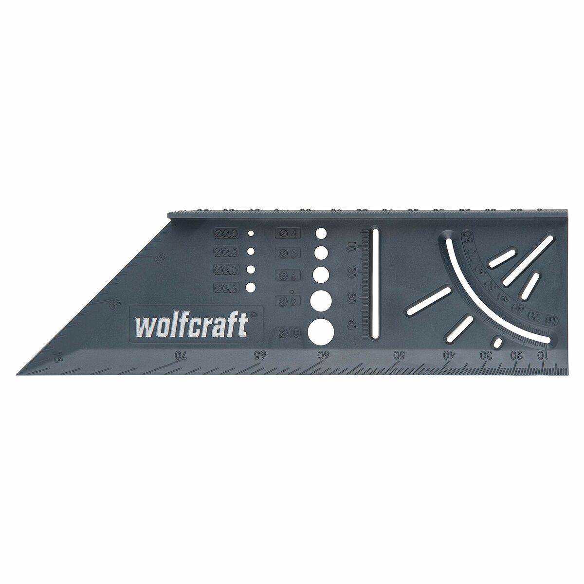 Carpenter's square Wolfcraft Plastic Angle Interchangeable heads