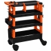 Chariot à outils FX Tools Noir Orange polypropylène (68 x 35 x 87,5 cm)