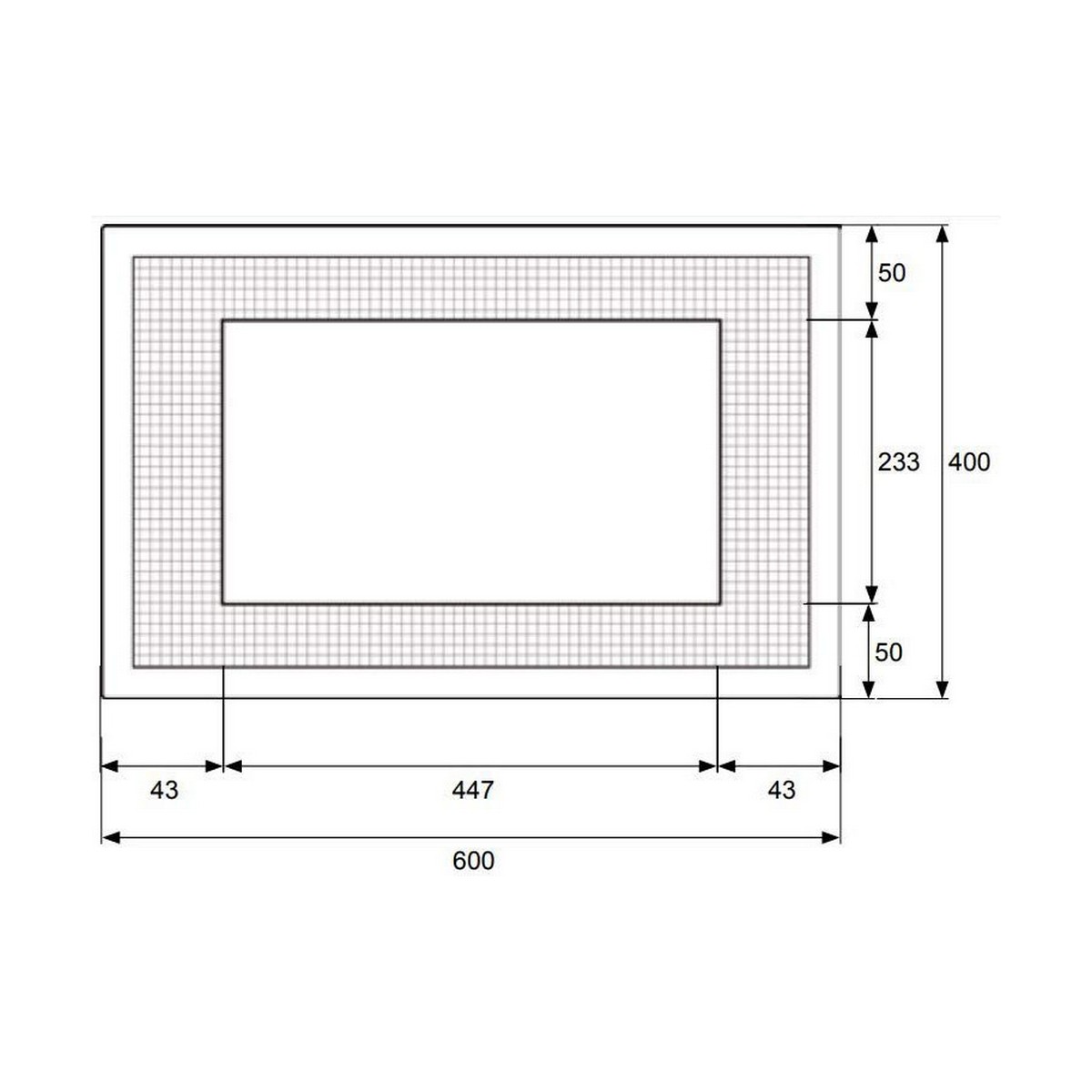 Supporto per microonde Micel 94505